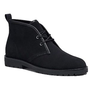 NWT Coach Desert Boot Black Size 10.5
